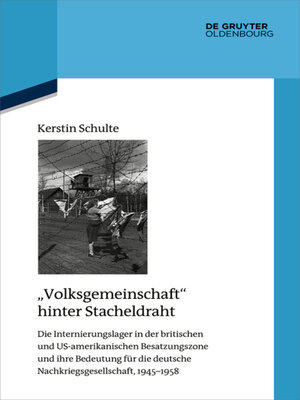 cover image of "Volksgemeinschaft" hinter Stacheldraht